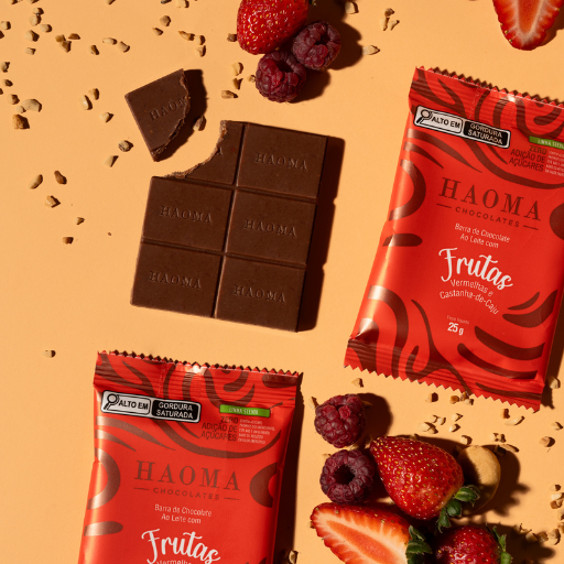 Barra Frutas Vermelhas e Castanha-de-Caju Pouch