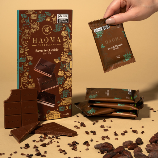 Barra Chocolate ao Leite | Linha Stevia - 75g
