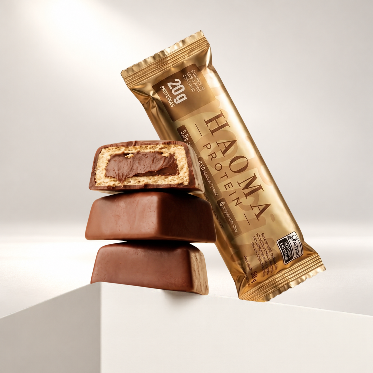 Haoma Protein Chocolate ao Leite Box