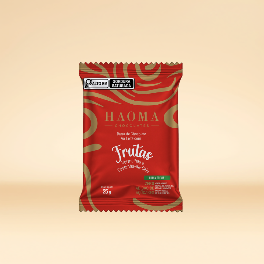 Barra Frutas Vermelhas e Castanha-de-Caju Unitário