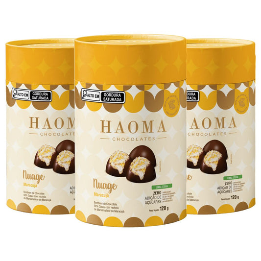 KIT 3 LATAS NUAGE MARACUJÁ LINHA STEVIA