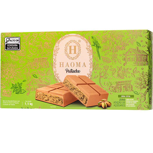 Barra Pistache 1,1Kg | Linha Stevia