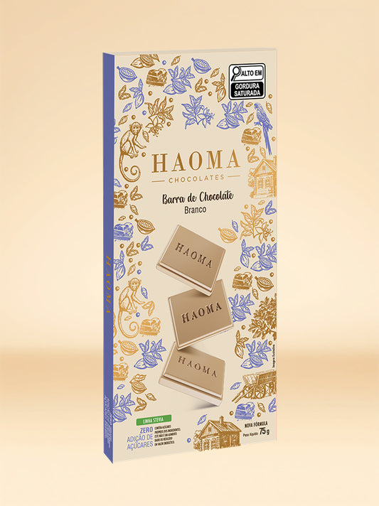 Barra de Chocolate Branco 75g