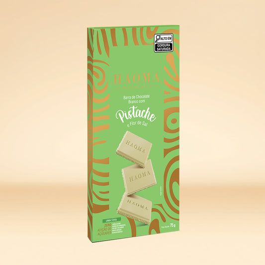 Barra Pistache e Flor de Sal 75g