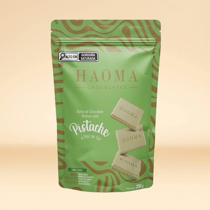 Barra Pistache e Flor de Sal Pouch