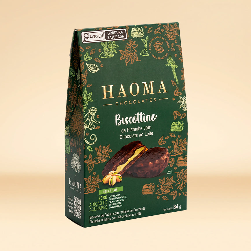 Biscottino Pistache com Chocolate ao Leite Pack