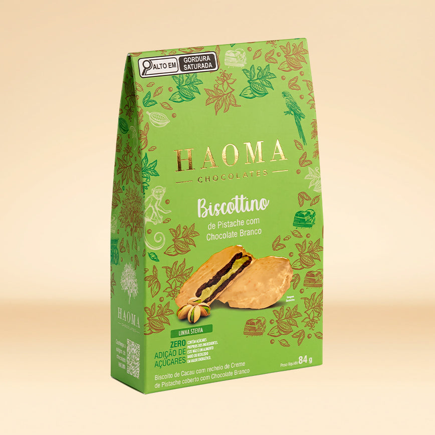 Biscottino Pistache com Chocolate Branco Pack