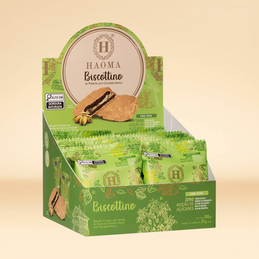 Biscottino Pistache com Chocolate Branco Box