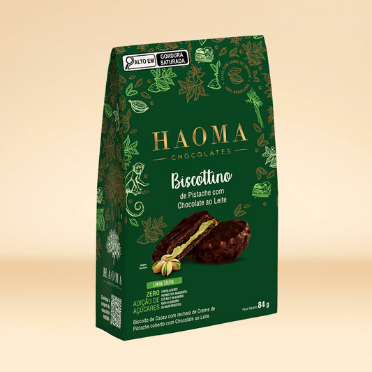 Biscottino Pistache com Chocolate ao Leite Pack