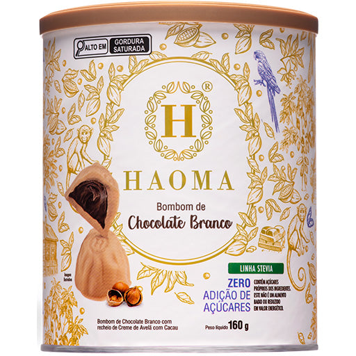 Bombom Chocolate Branco | Linha Stevia