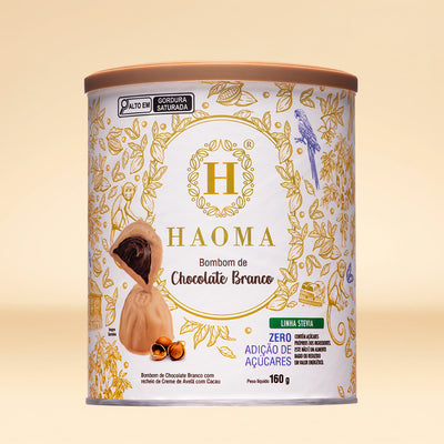 CHOCOLATE BRANCO E AVELÃ