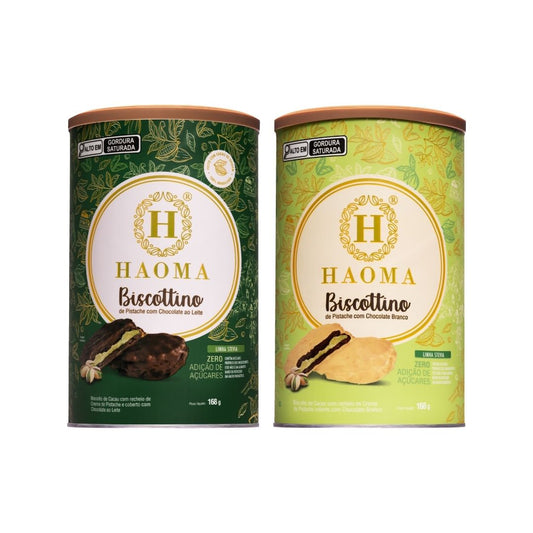 KIT 2 LATAS BISCOTTINO LINHA STEVIA