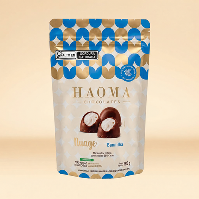 CHOCOLATE 56% CACAU E BAUNILHA