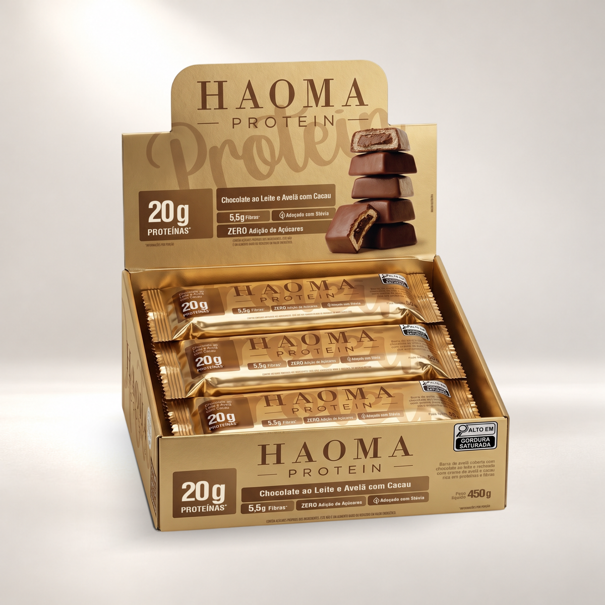 Haoma Protein Chocolate ao Leite Box