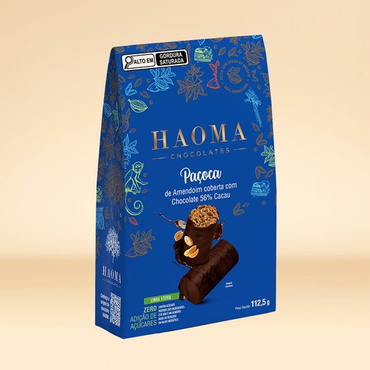 Paçoca Chocolate 56% Pack