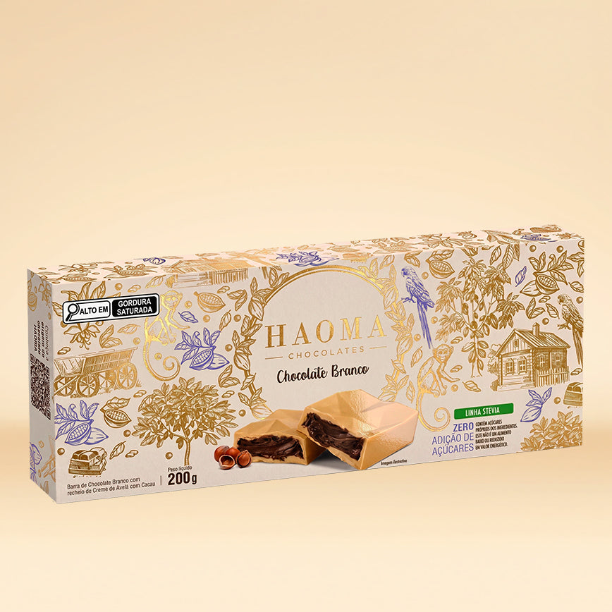 Barra Chocolate Branco 200g