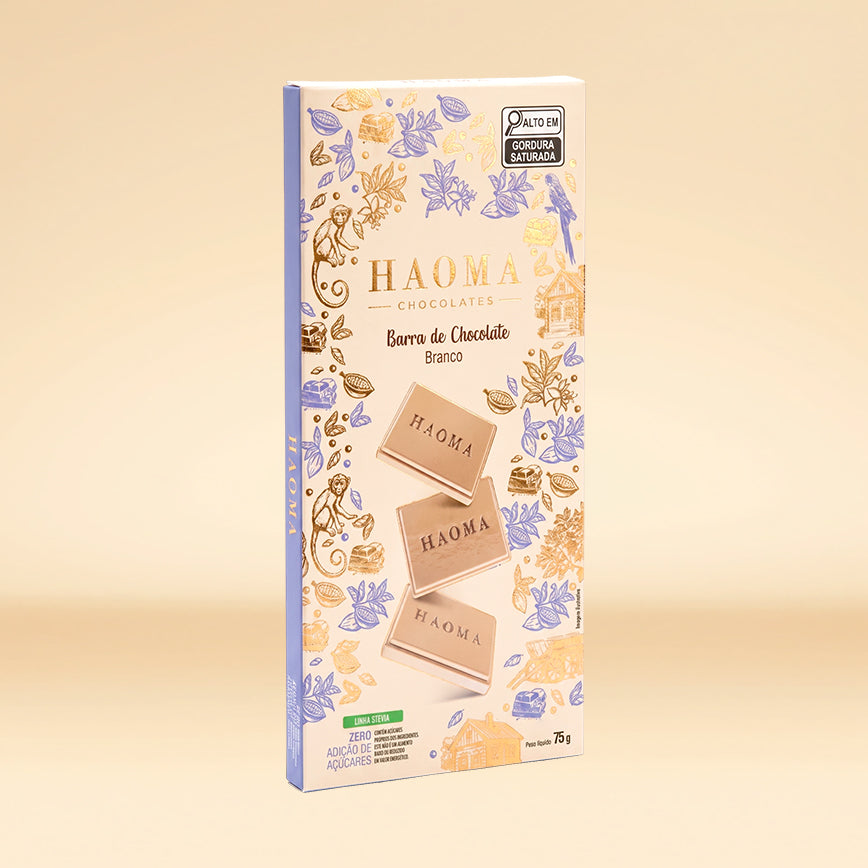 Barra de Chocolate Branco 75g