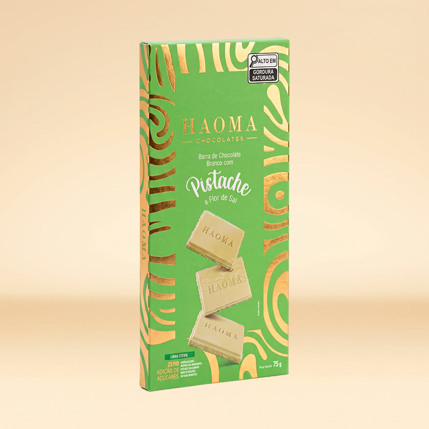Barra Pistache e Flor de Sal 75g