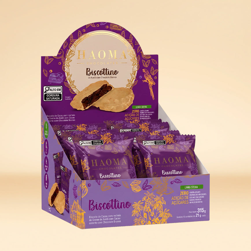 Biscottino Chocolate Branco Box