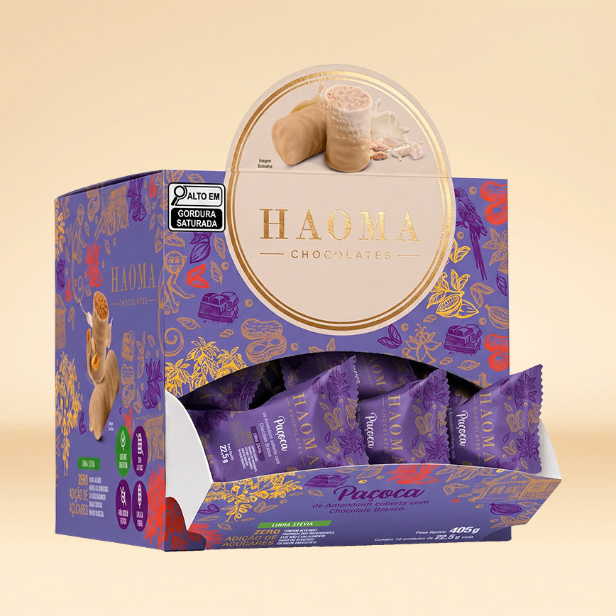 Paçoca Chocolate Branco Box