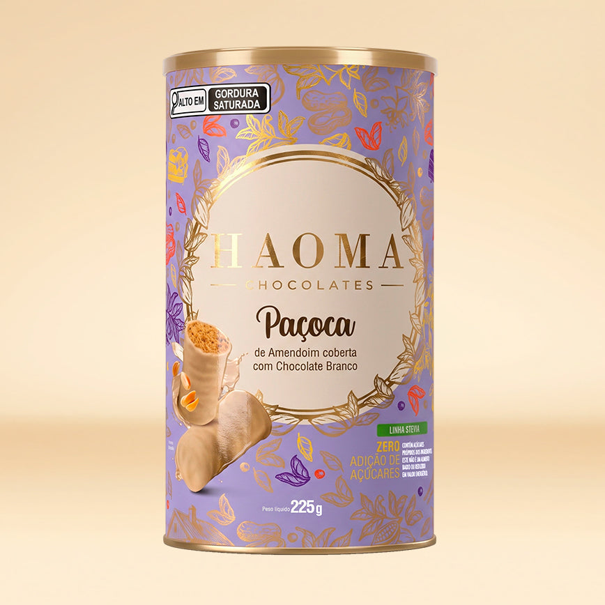 Paçoca Chocolate Branco Lata