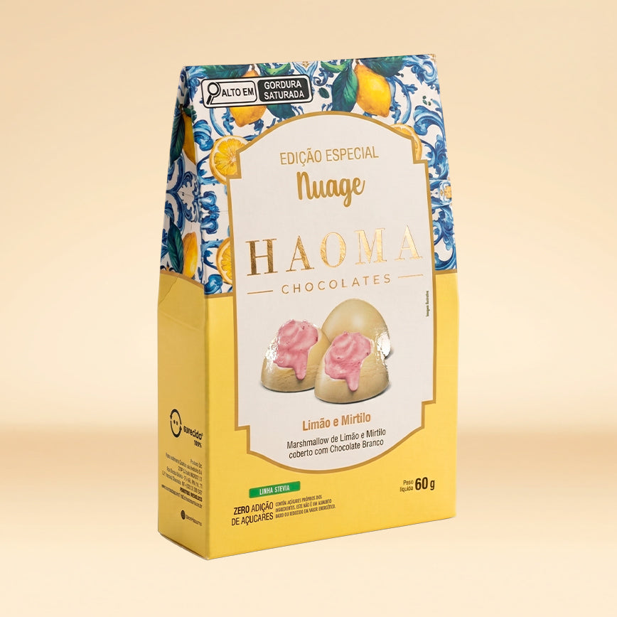Nuage Limão e Mirtilo com Chocolate Branco Pack