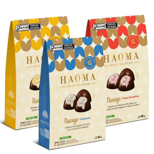 KIT 3 PACKS NUAGE LINHA STEVIA