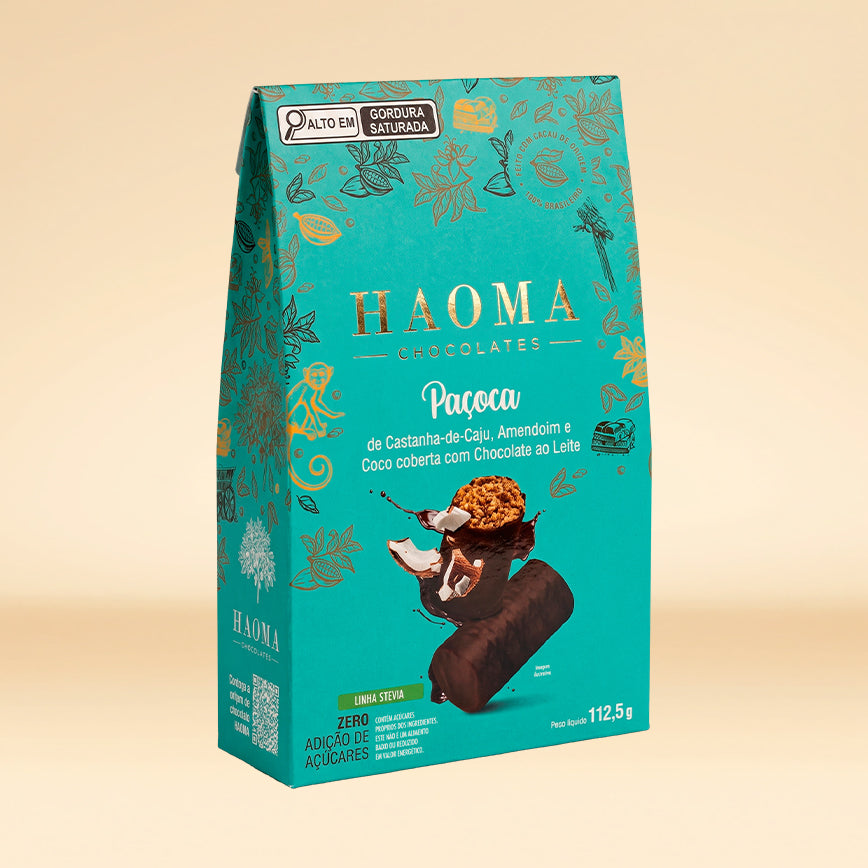 Paçoca Castanha-de-Caju e de Coco Pack