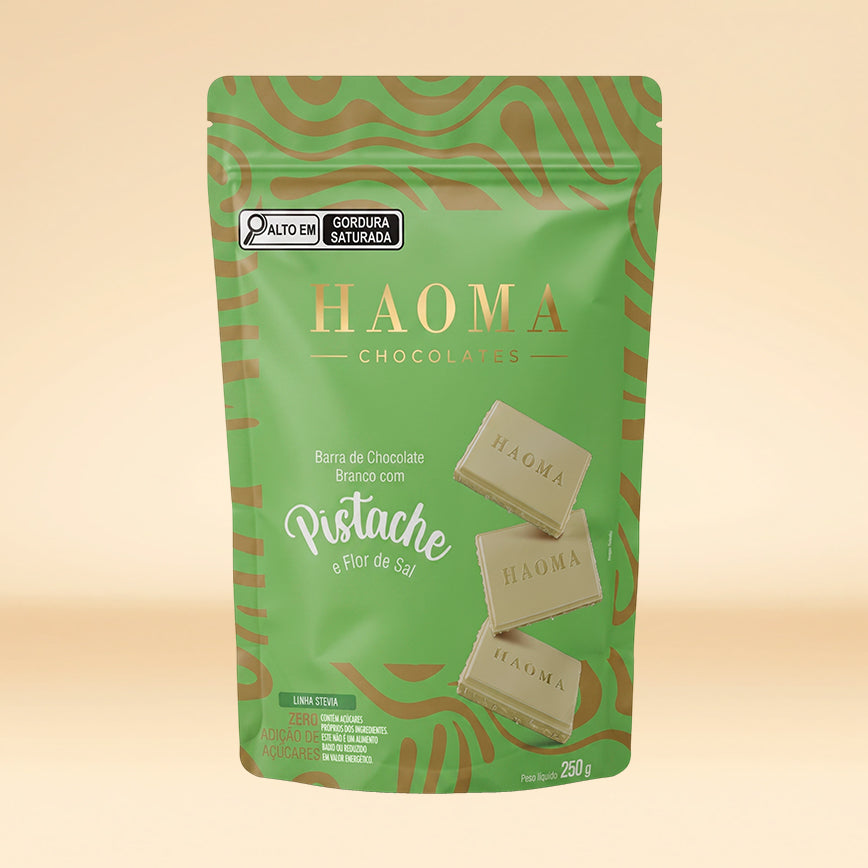 Barra Pistache e Flor de Sal Pouch